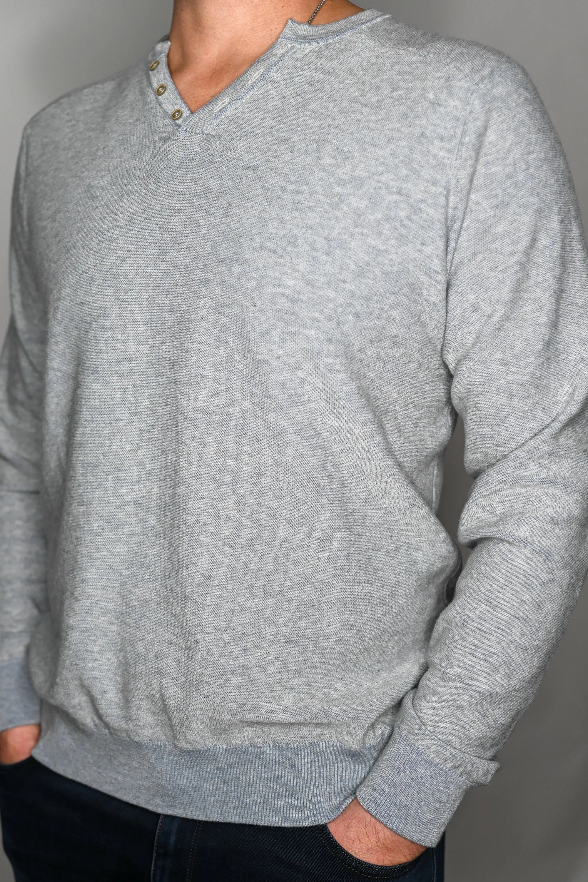 Raffi Vance Reversible Henley Sweater