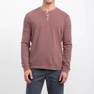 Rails Skhi Long Sleeve Henley-brick