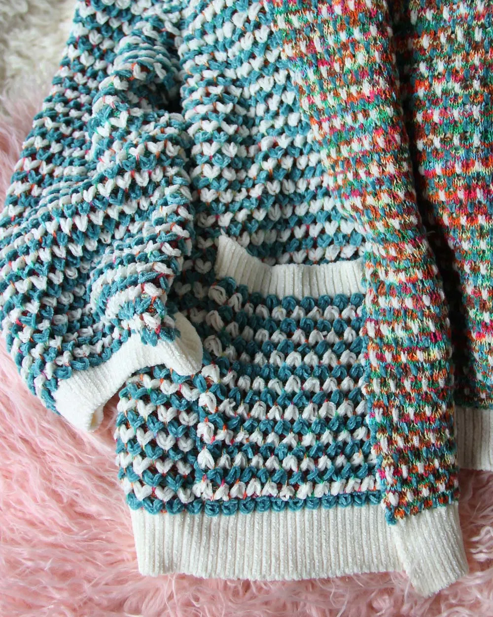 Rainbow Knit Sweater