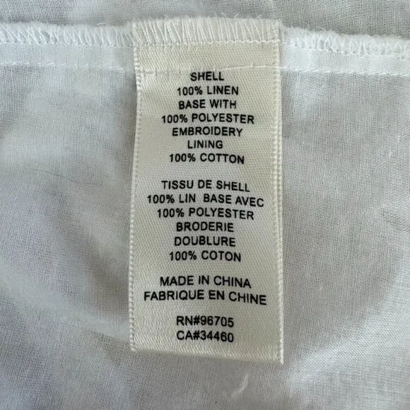 Rebecca Taylor LA VIE White Sarcelle Crossover Back Embroidery Eyelet Mini Dress