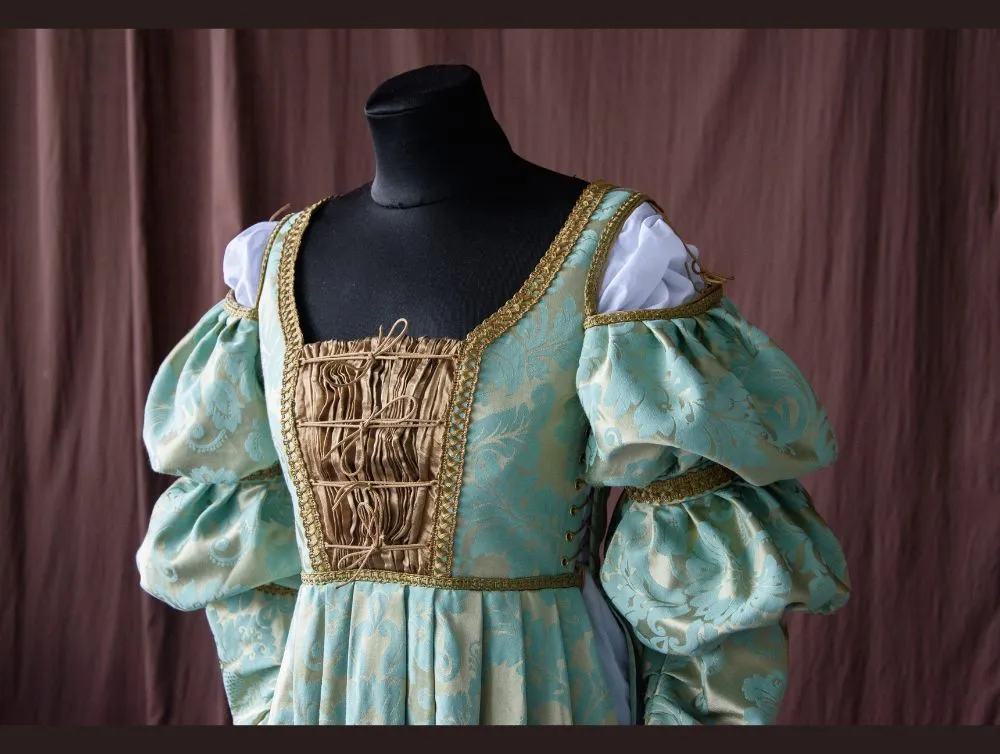 Renaissance Ever after jacquard dress, Pre-order