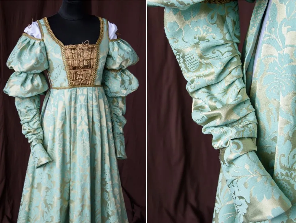 Renaissance Ever after jacquard dress, Pre-order