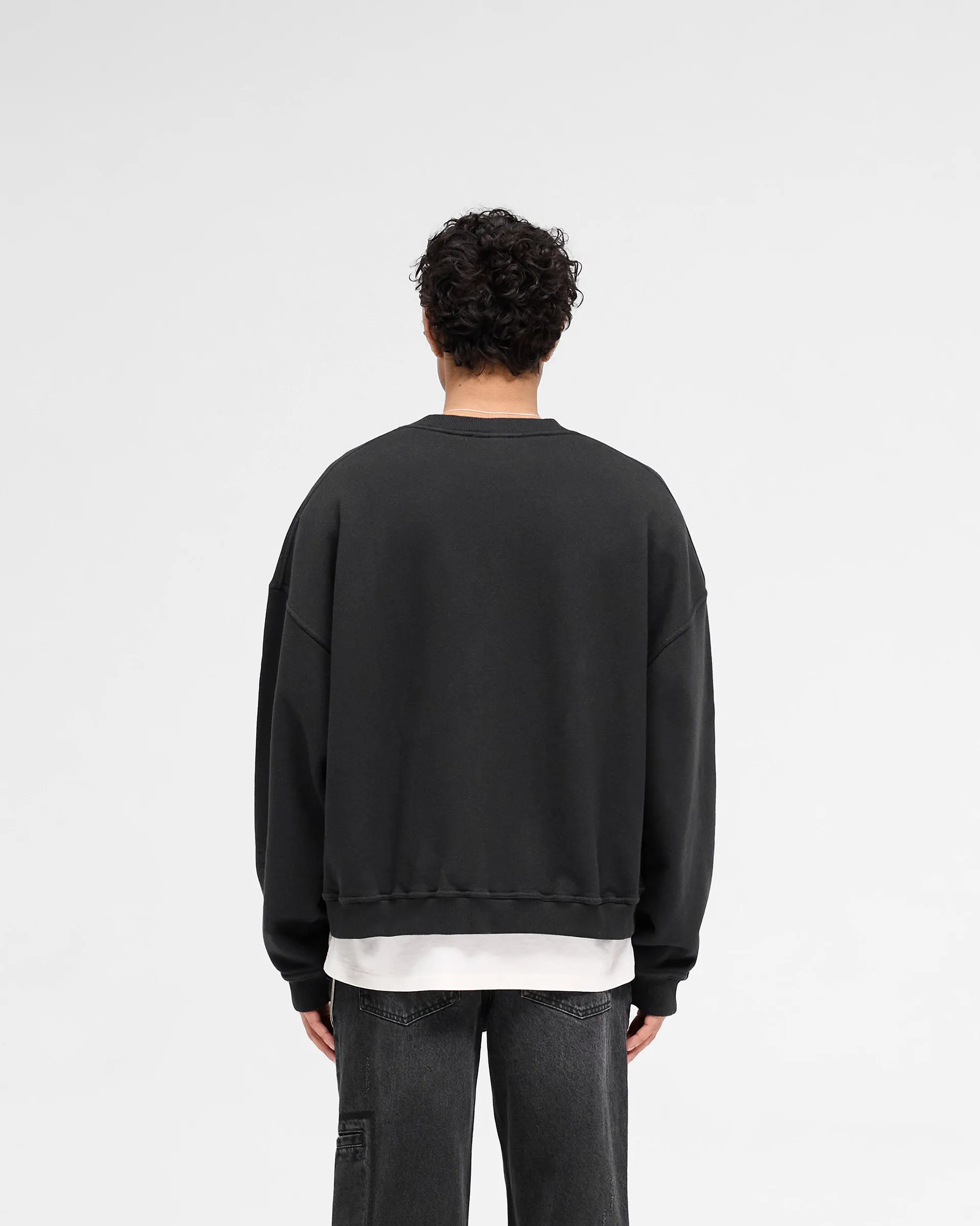 Rep Applique Sweater - Off Black