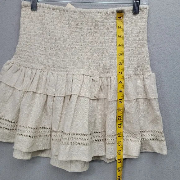REVOLVE SPELL &amp; THE GYPSY COLLECTIVE LOLA RUCHED MINI SKIRT, SIZE  M