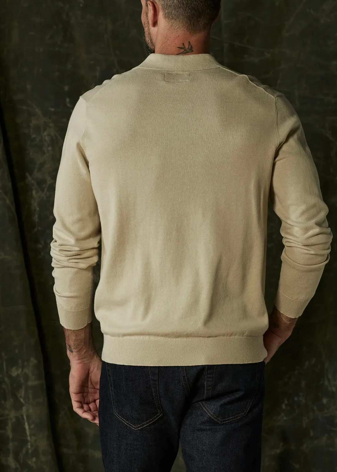Robles Knit Long Sleeve Polo