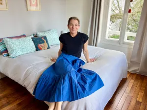 Royal Staghorn Ruffle Wrap Skirt
