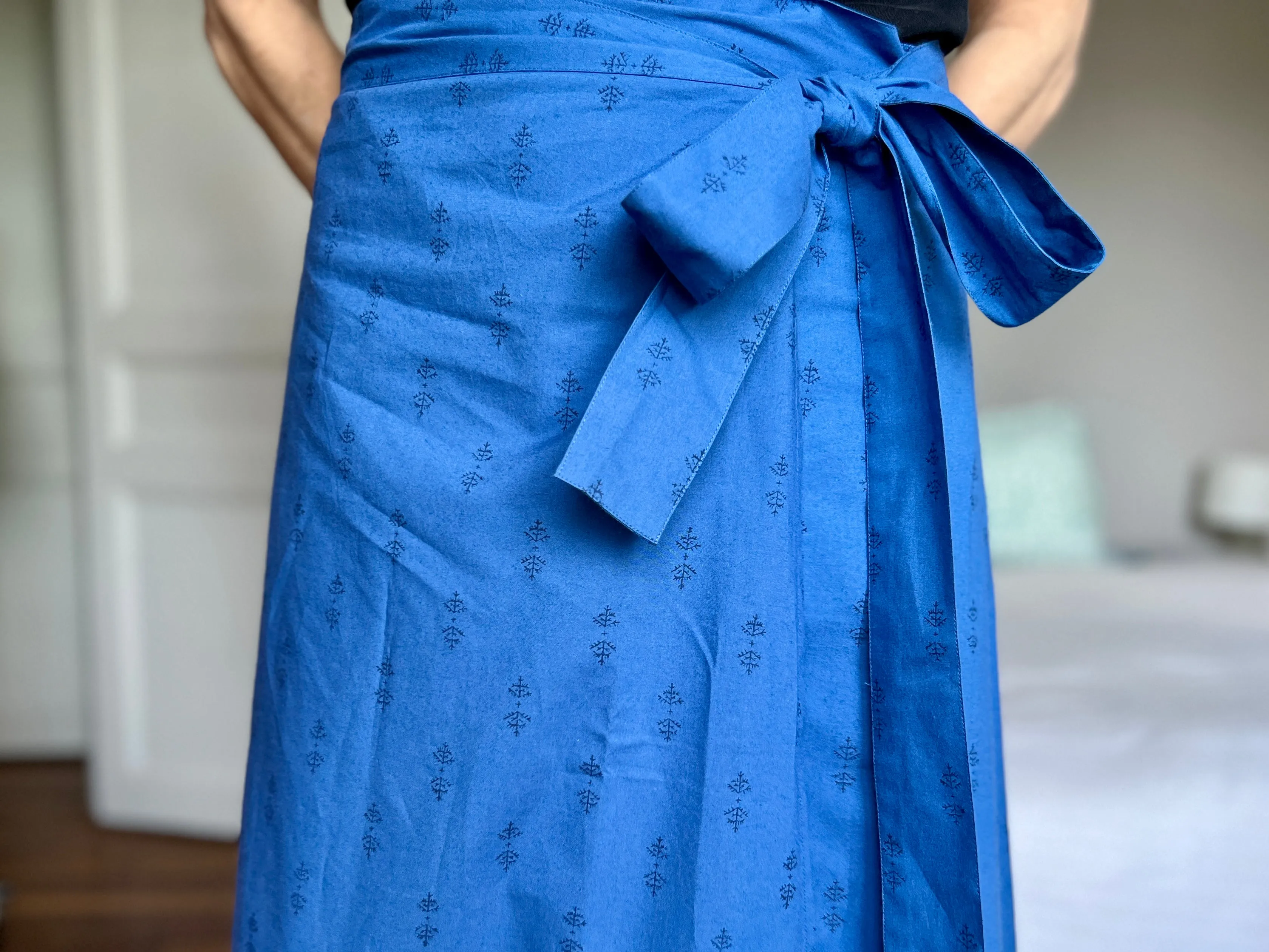 Royal Staghorn Ruffle Wrap Skirt