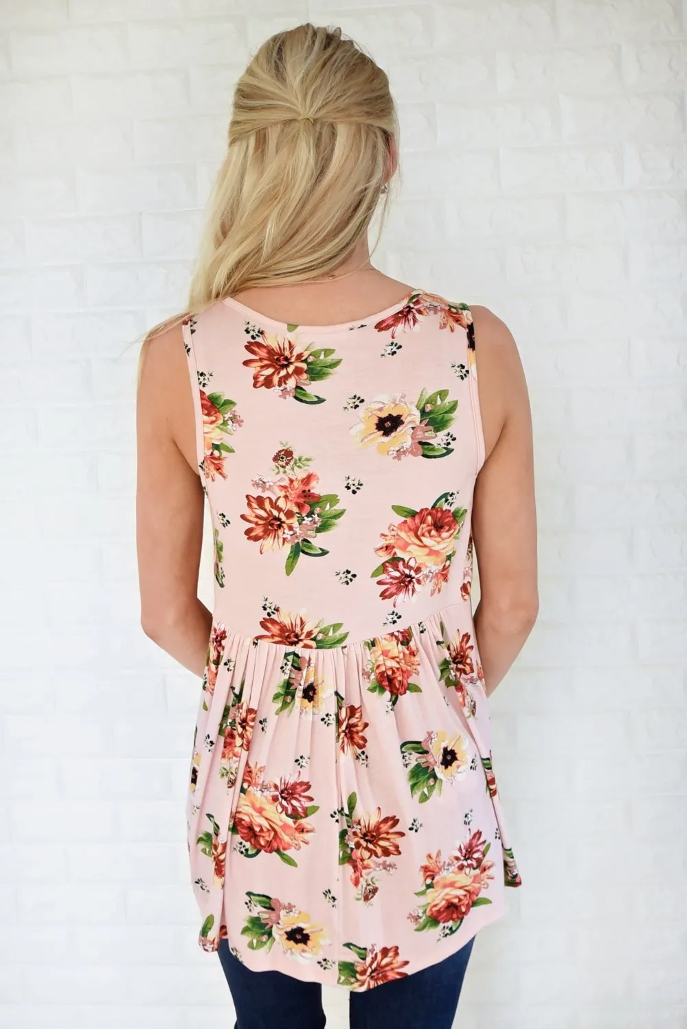 Runaway Love Babydoll Tank Top ~ Pink