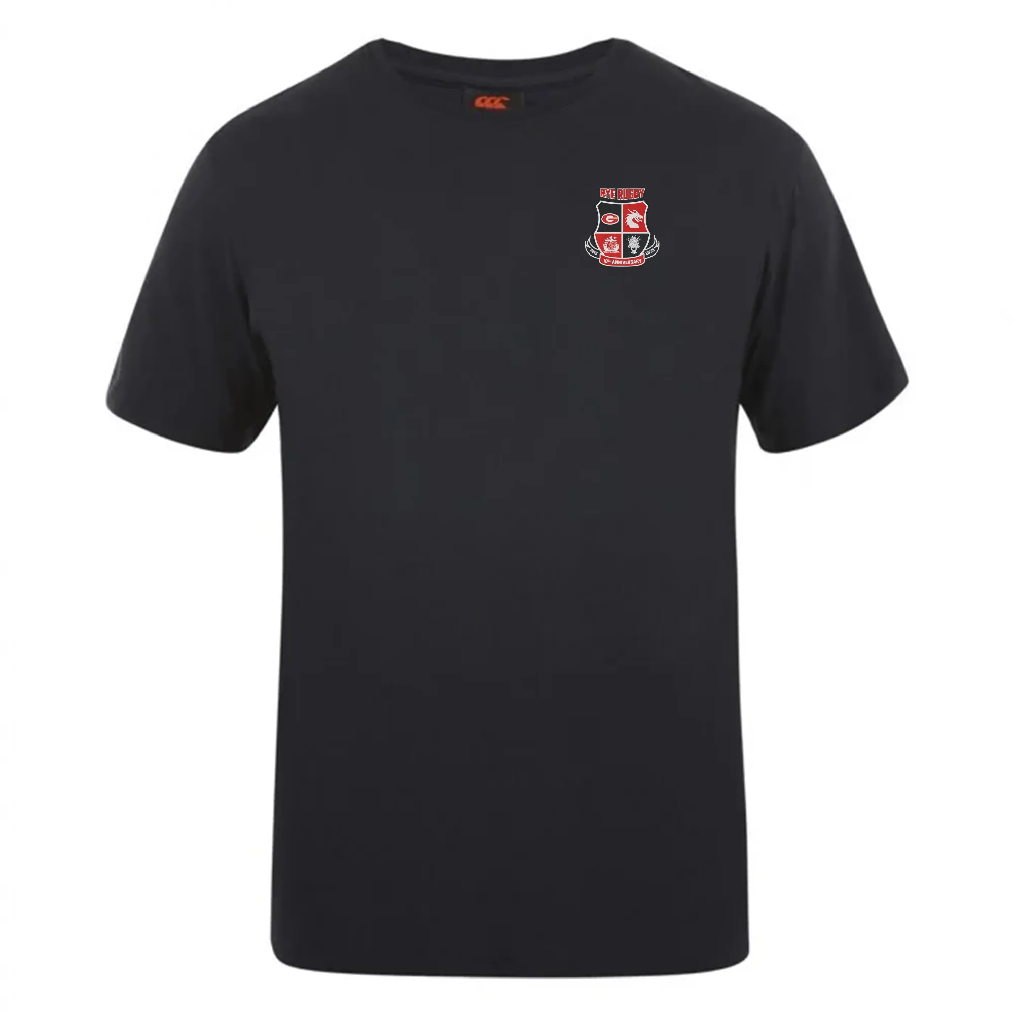 Rye High School 10 Year Club Plain Tee by Canterbury
