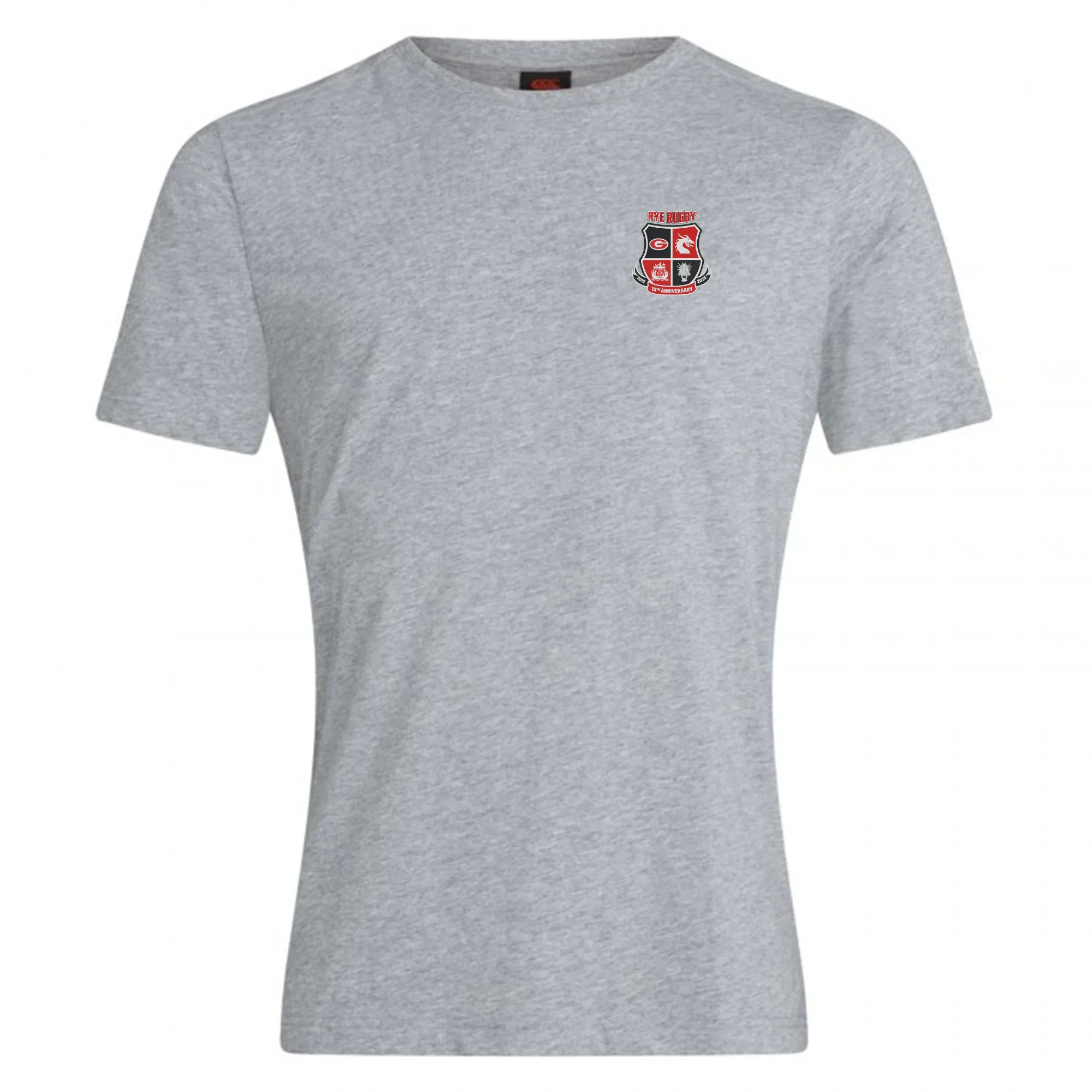 Rye High School 10 Year Club Plain Tee by Canterbury
