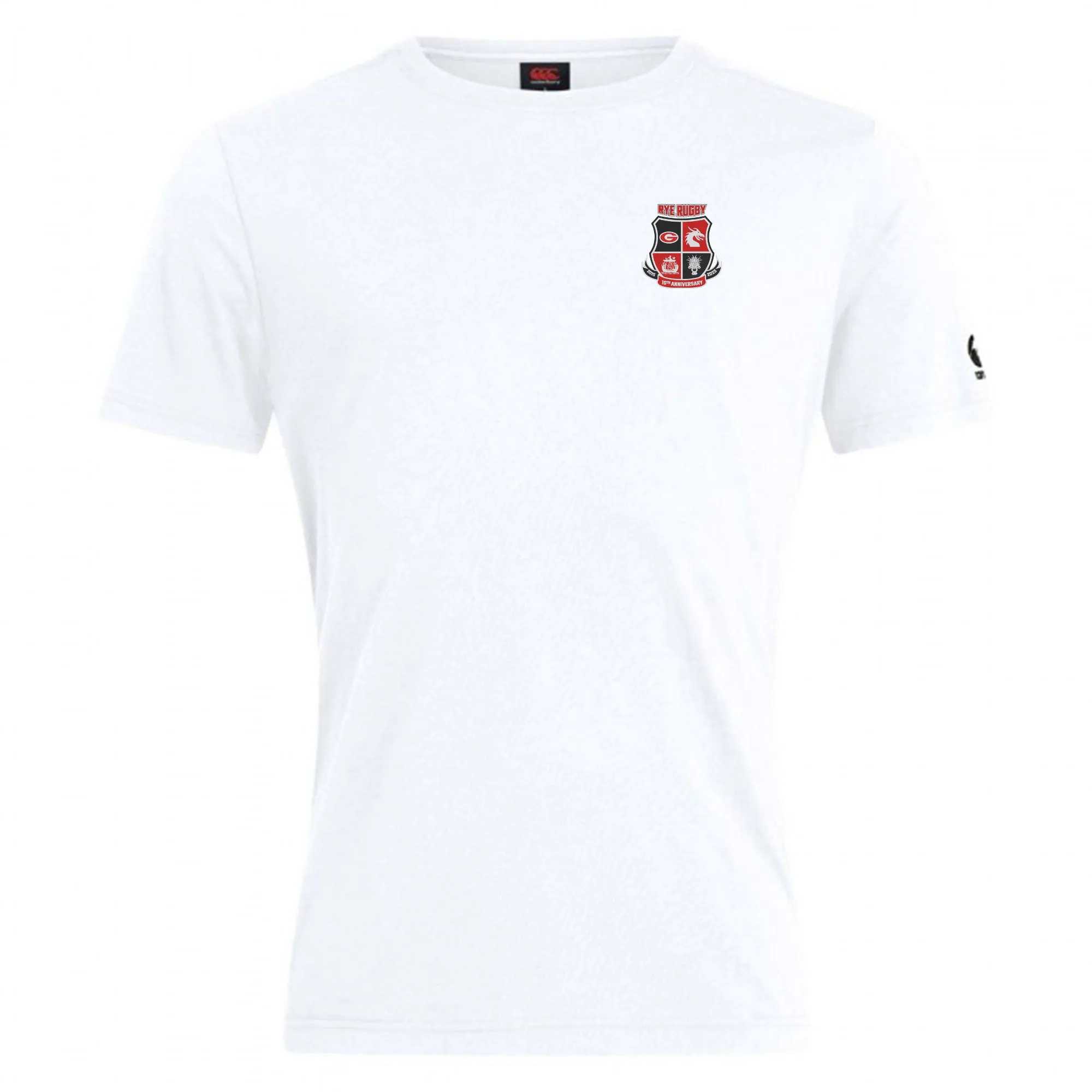 Rye High School 10 Year Club Plain Tee by Canterbury