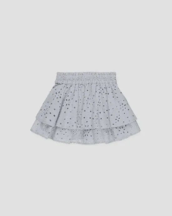 Rylee & Cru - Rose Mini Skirt - Light Blue