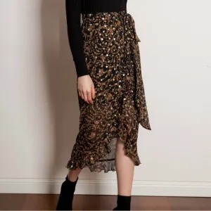 Sabina Musayev | Sky Skirt, Printed Black