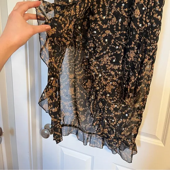 Sabina Musayev | Sky Skirt, Printed Black