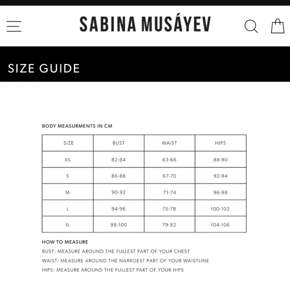 Sabina Musayev | Sky Skirt, Printed Black