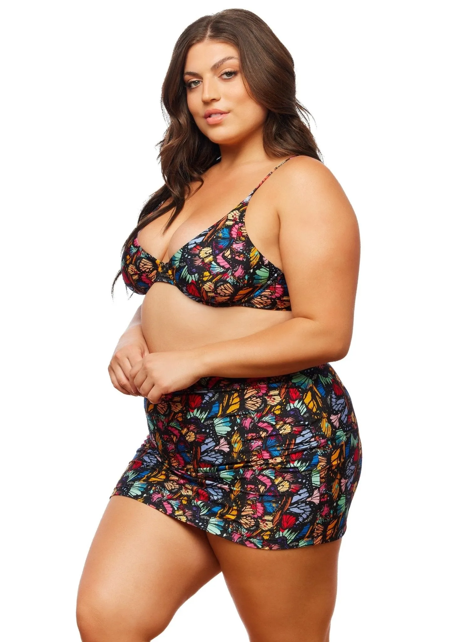 Santo Domingo Mini Skirt - Mariposa Print