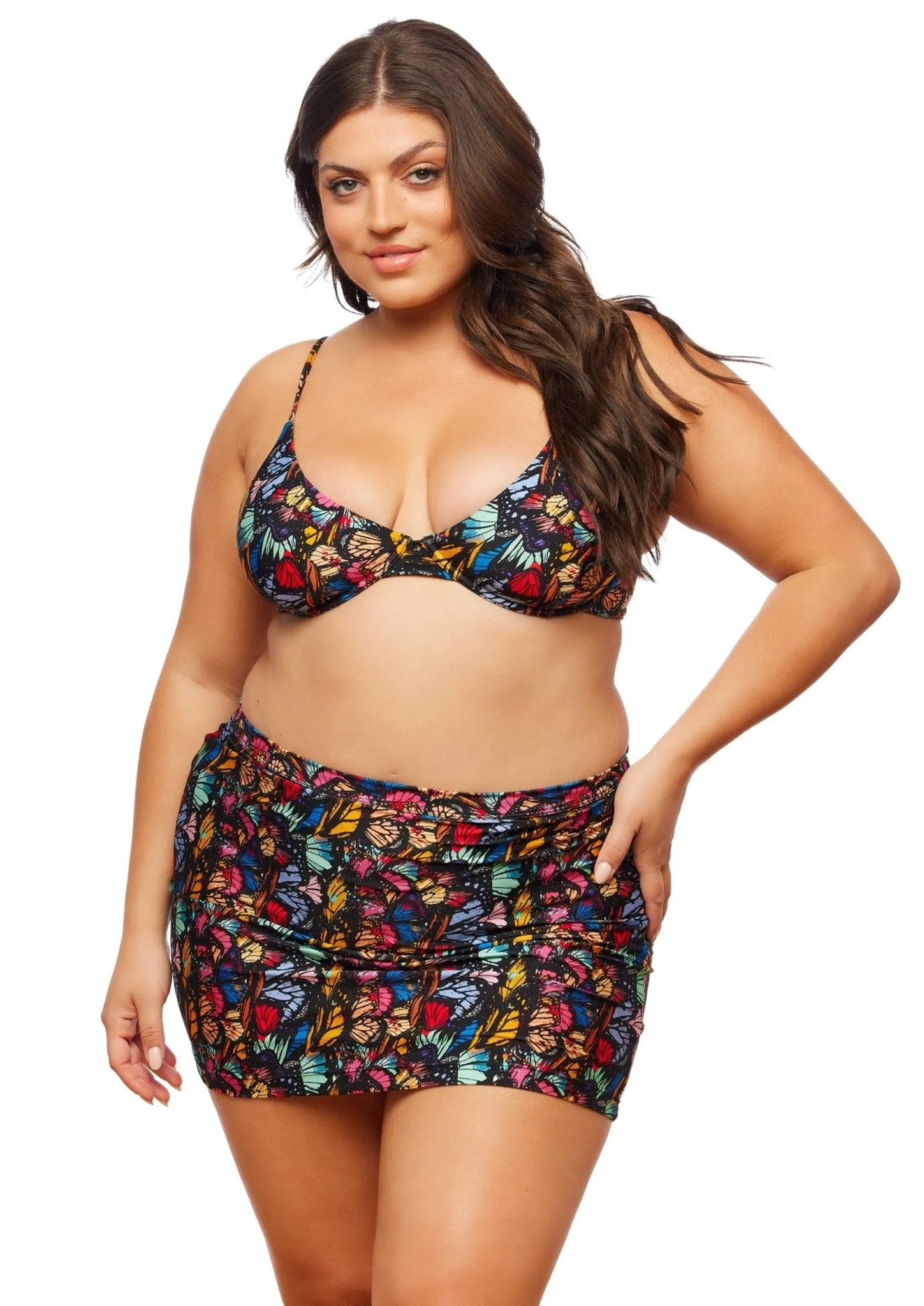 Santo Domingo Mini Skirt - Mariposa Print