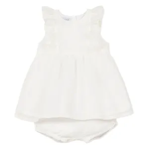 Savana Yellow Dots Dress and matching bloomers - 3m, 2Y and 3Y
