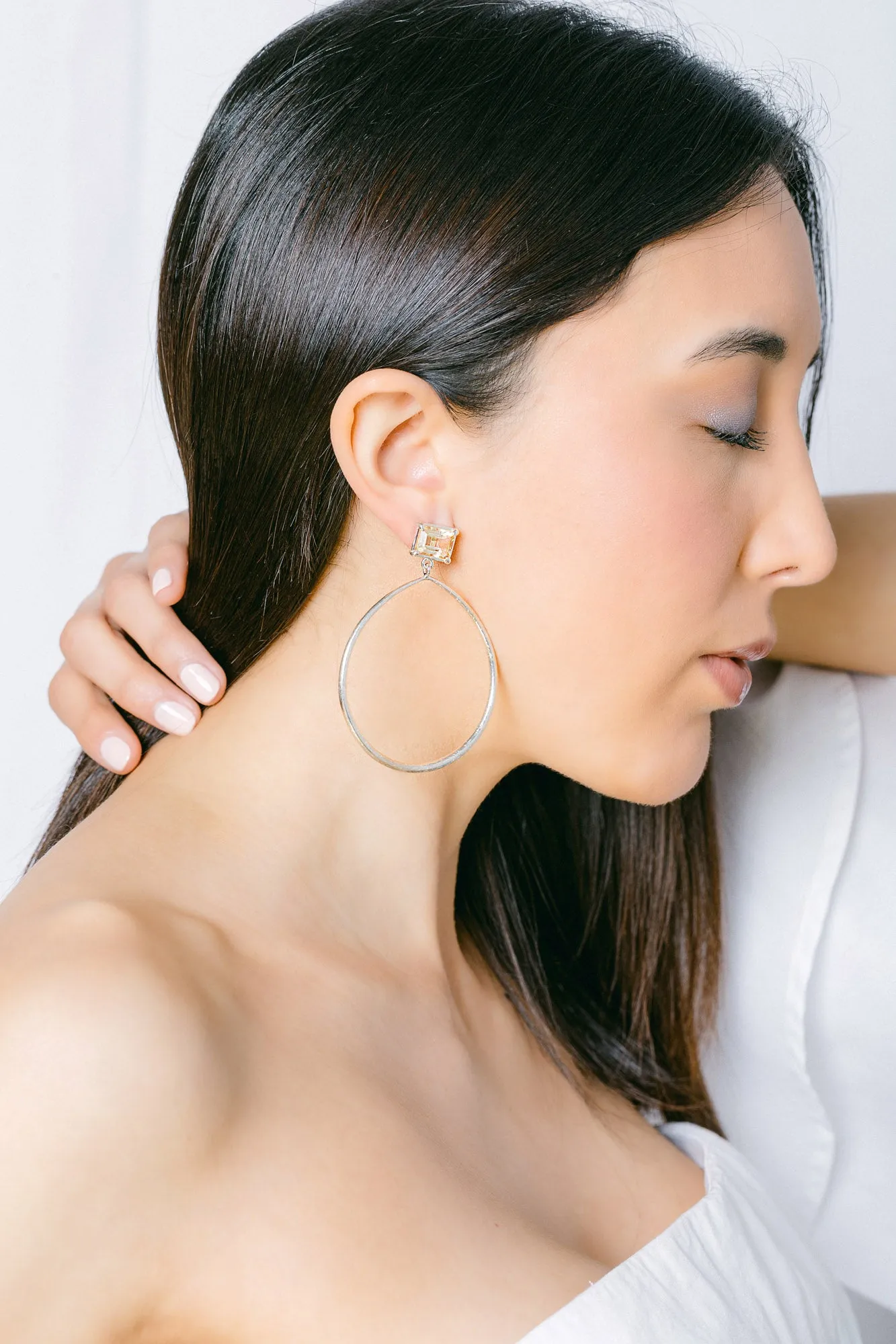 Shannon Hoops in Citrine