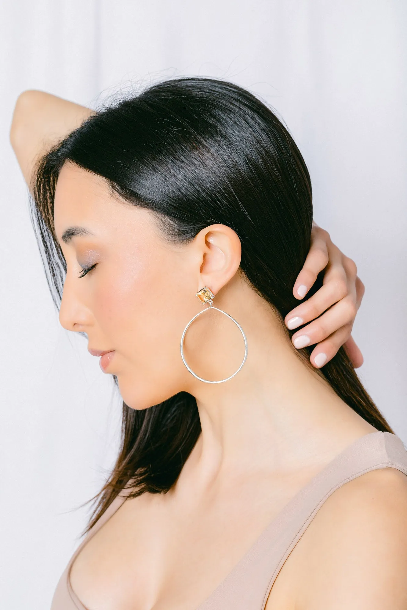 Shannon Hoops in Citrine