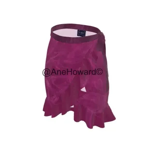 Short Flounce Skirt Smoky Pink