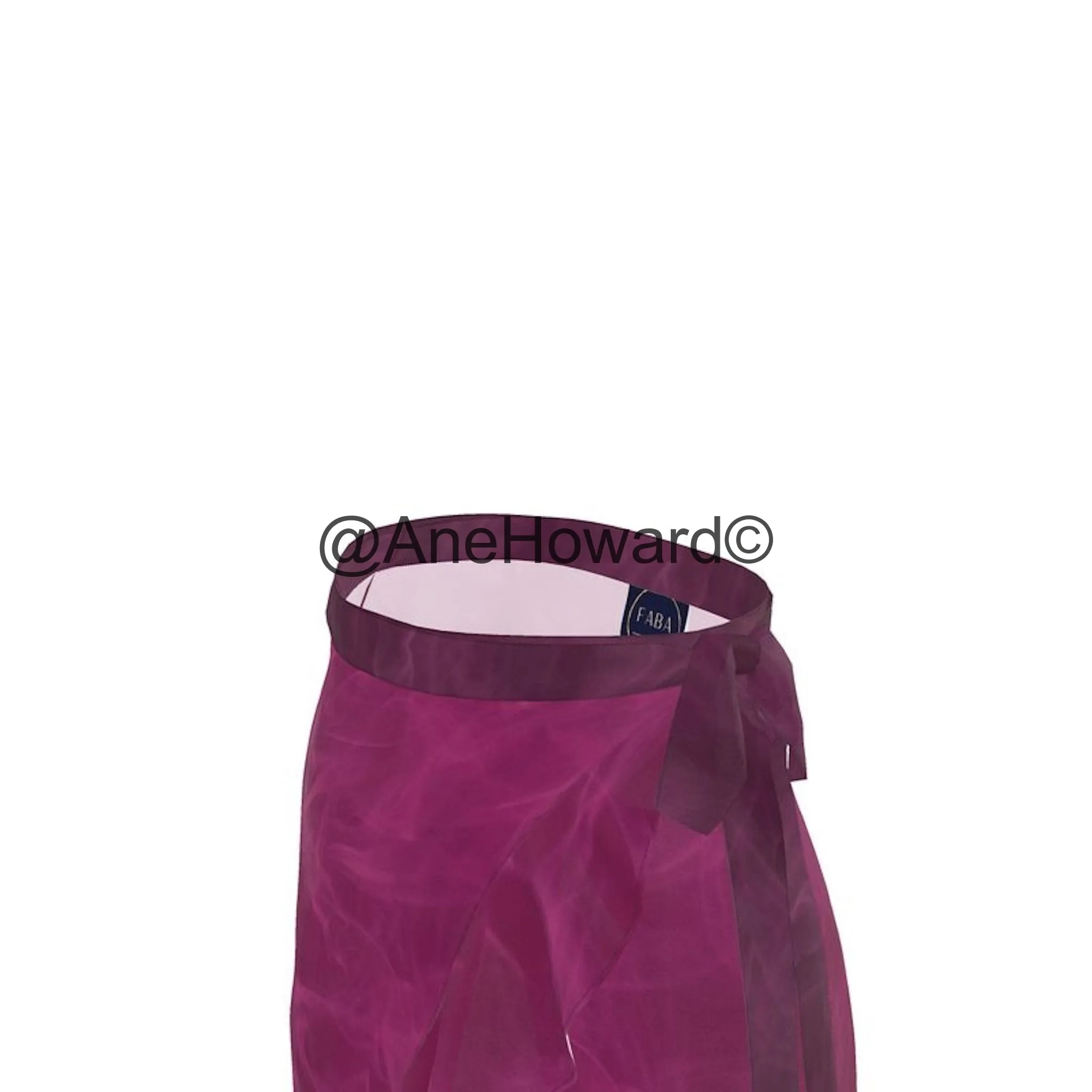 Short Flounce Skirt Smoky Pink