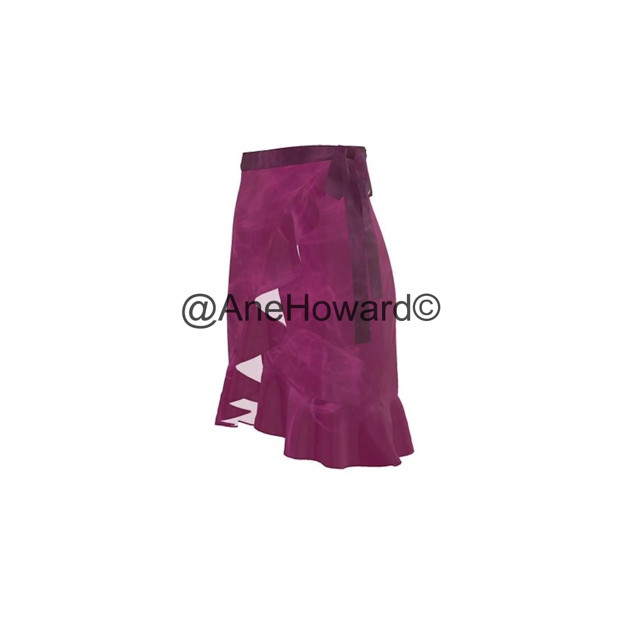 Short Flounce Skirt Smoky Pink