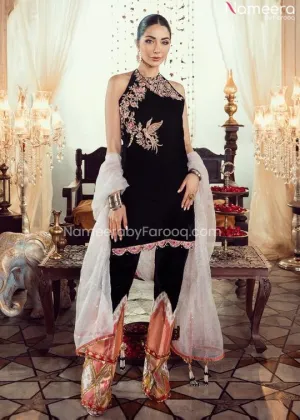 Short Shirt with Capri Pakistani Wedding Party Dress #PN03