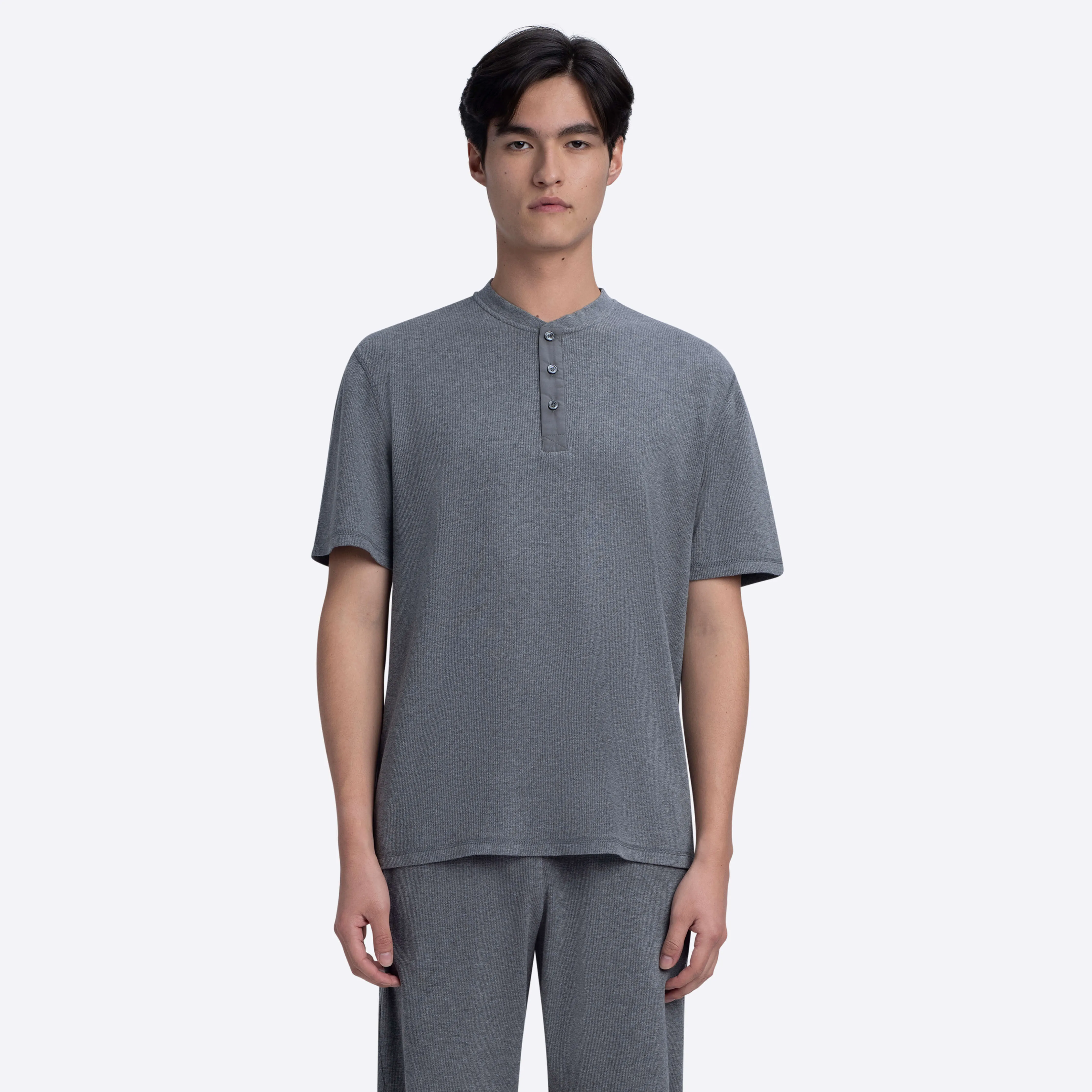 Short Sleeve Henley Shirt