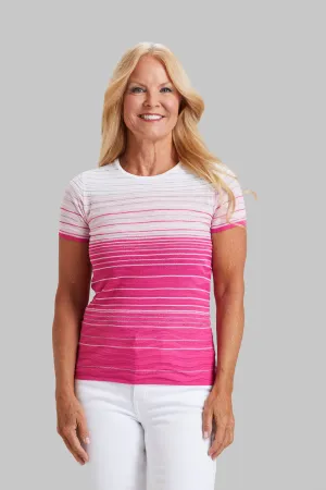 Short Sleeve Knit Crew