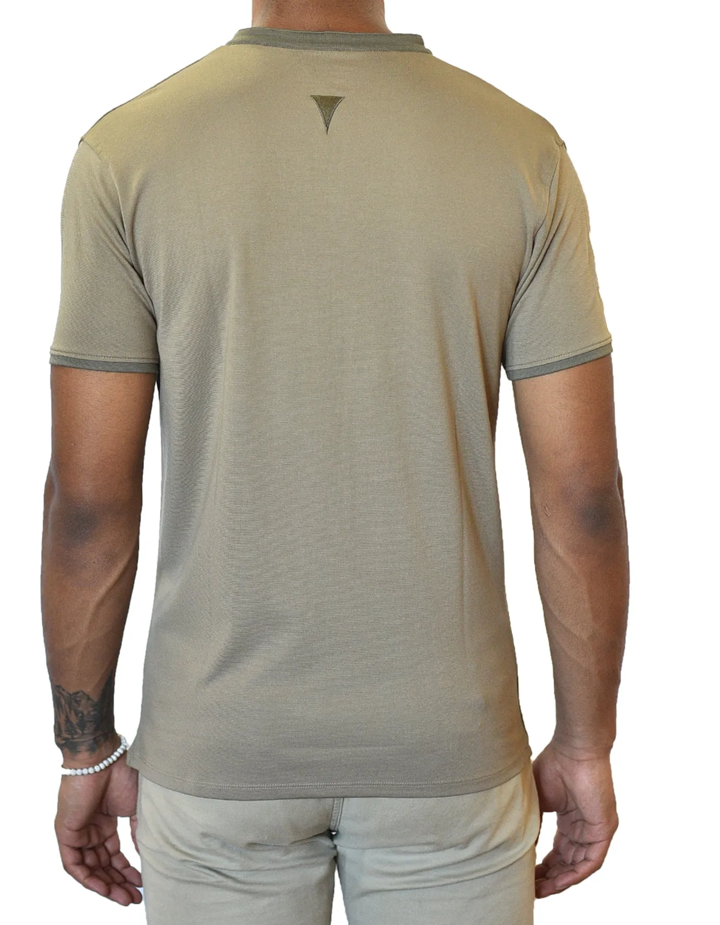 Short Sleeve Notch Collar