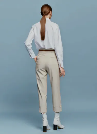 Silvia Tcherassi Moad Pant- Cream