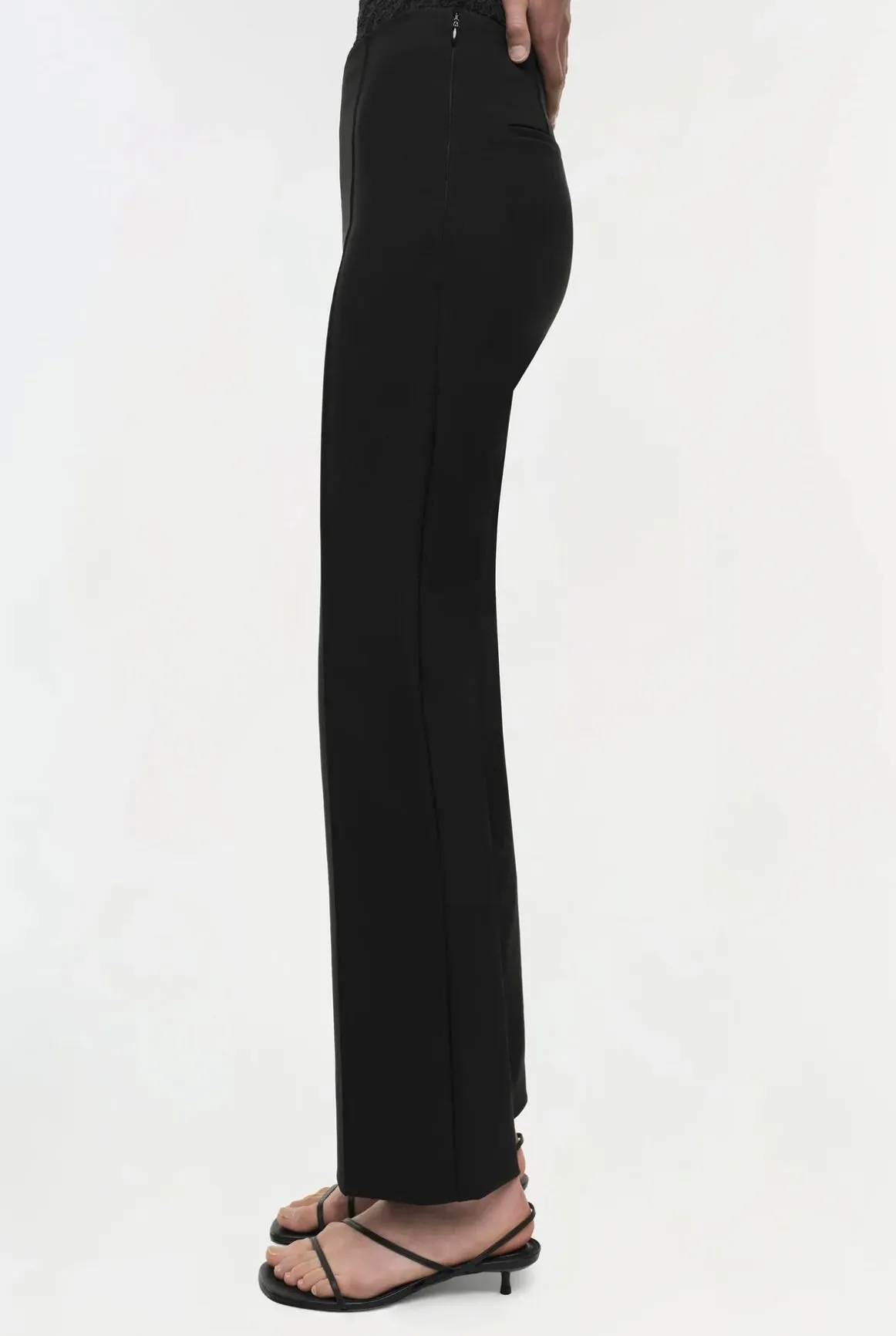 SIMKHAI - Michelle Cropped Pant - Black