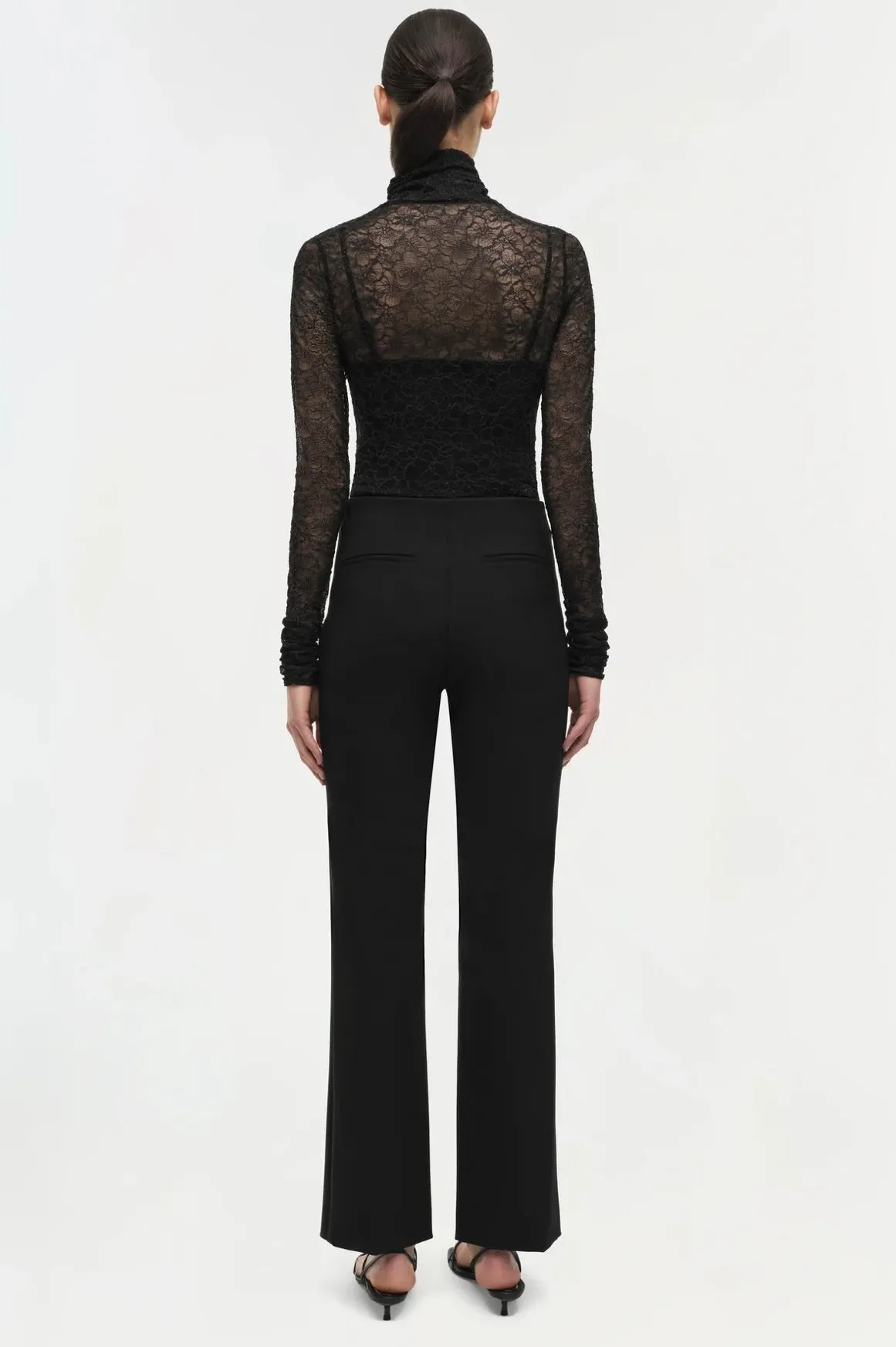 SIMKHAI - Michelle Cropped Pant - Black
