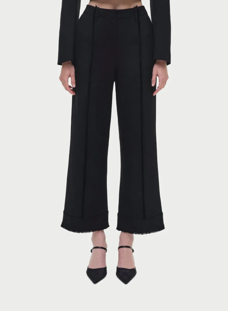 SIMKHAI | Sully Wide Leg Cropped Pant