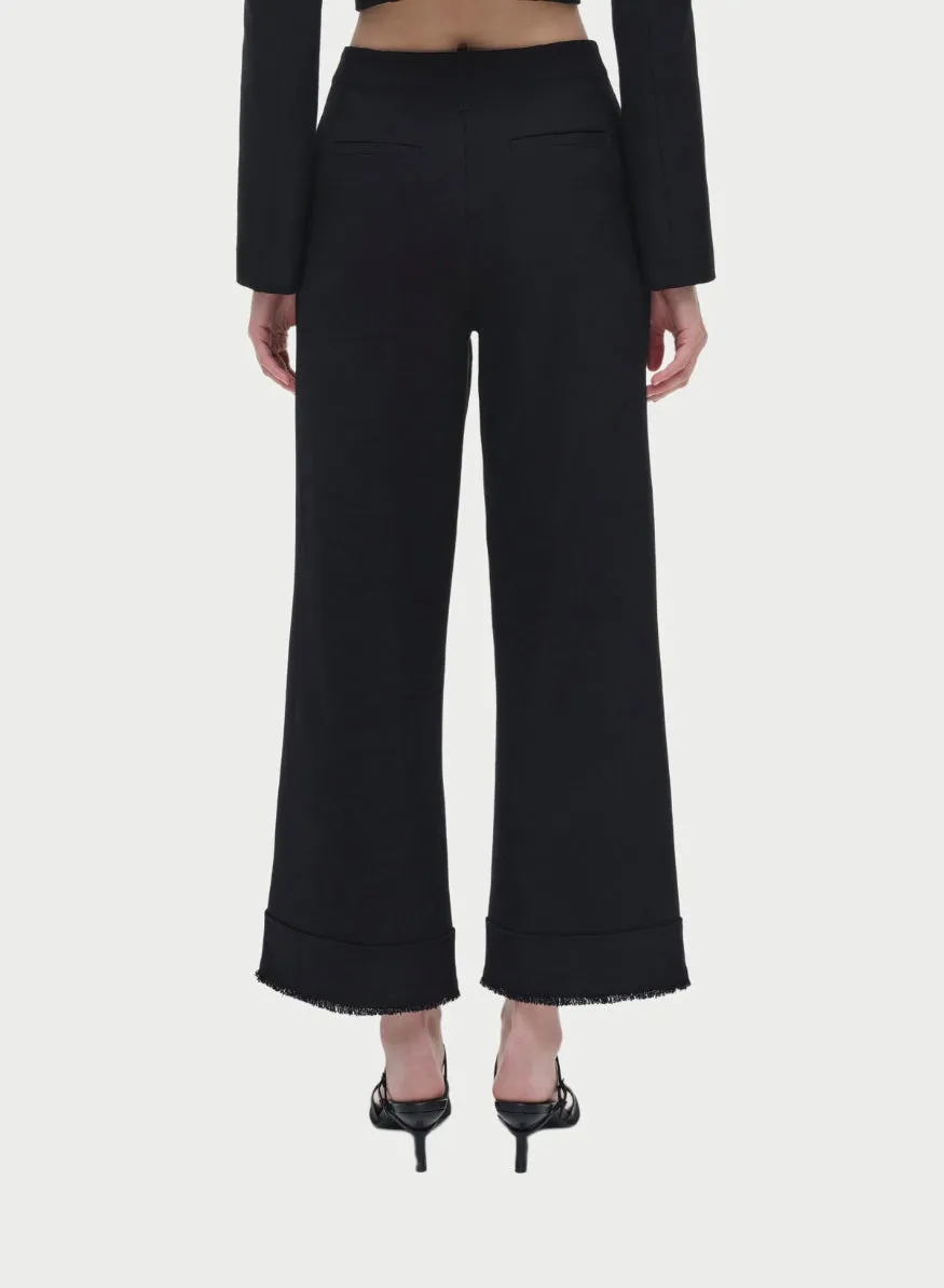 SIMKHAI | Sully Wide Leg Cropped Pant