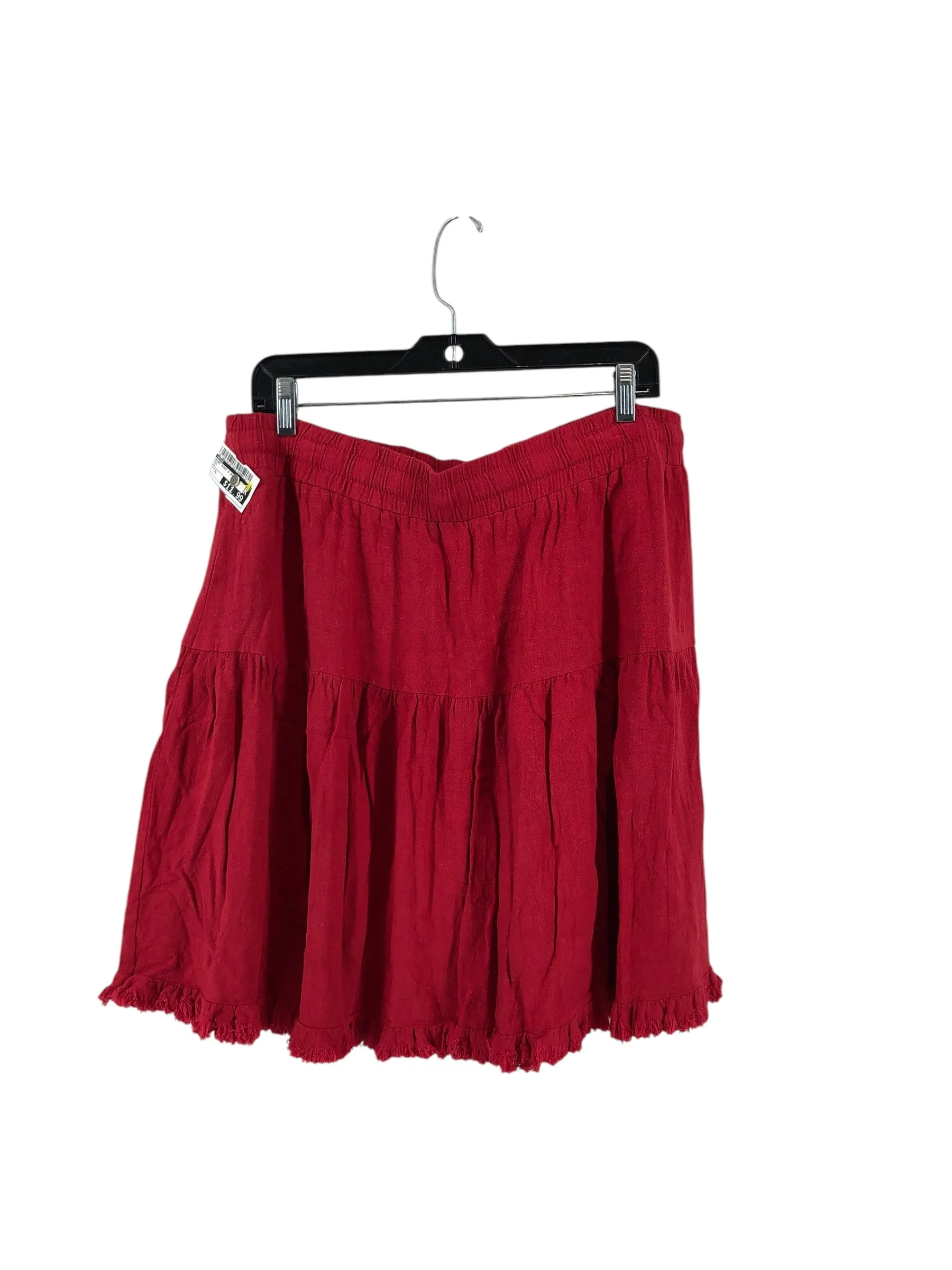Skirt Mini & Short By Umgee In Red, Size: Xl