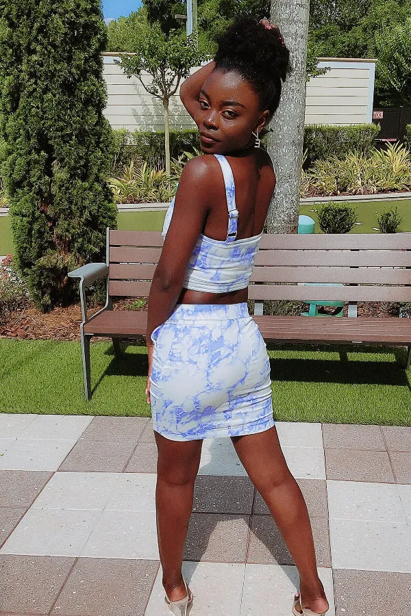 Sky Skirt Set