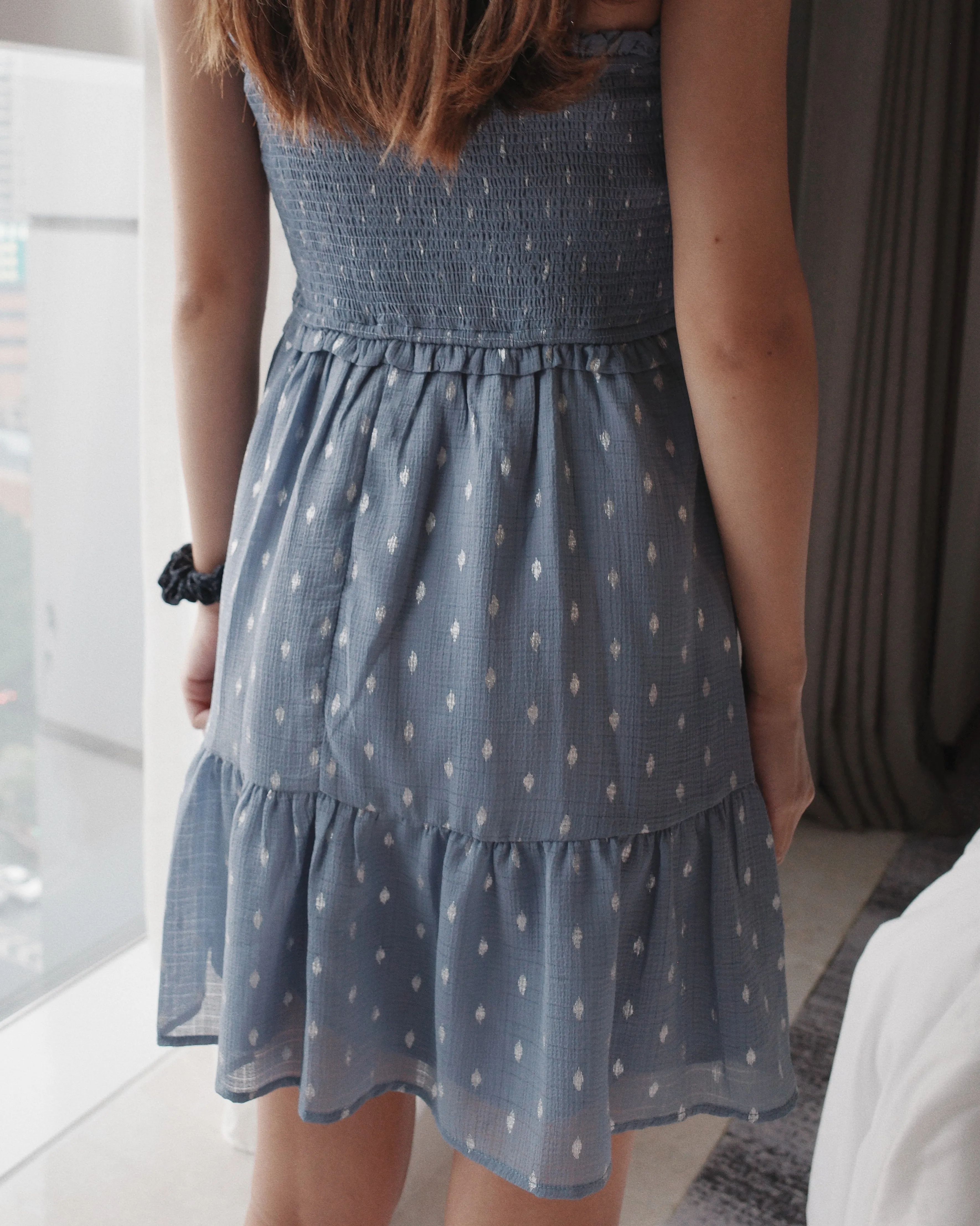 Sleeveless Smocked Mini Dress