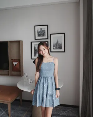 Sleeveless Smocked Mini Dress