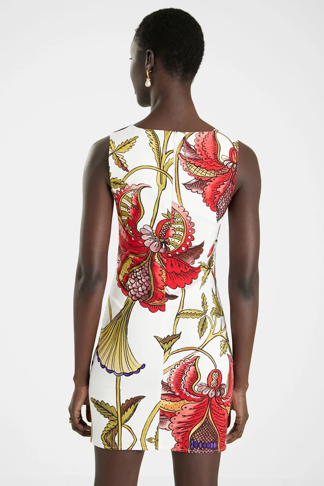 Sleeveless Sunflower Tank Dress - Glen