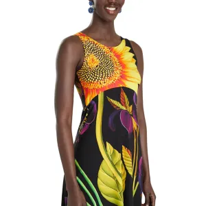 Sleeveless Sunflower Tank Dress - Marlon