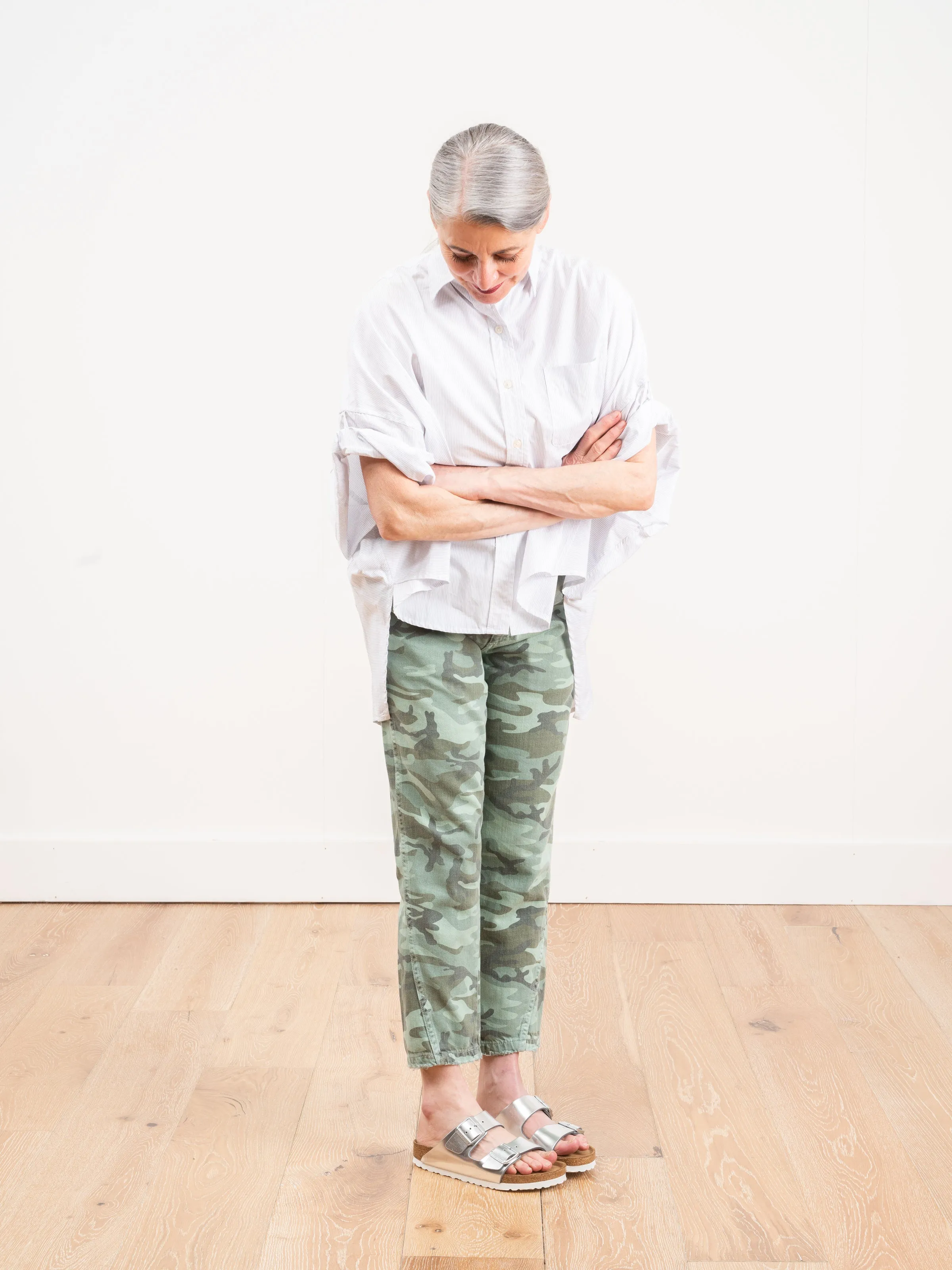 slouch trouser - spring camo