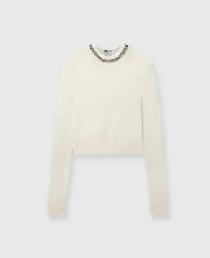 [S.McCARTNEY] Falabella Chain Small Jumper - Natural