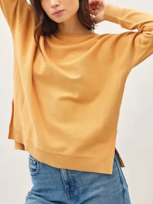 Soft Classic Cut Sweater - Mustard FINAL SALE