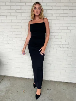 Special Sleeveless Ruched Maxi Dress