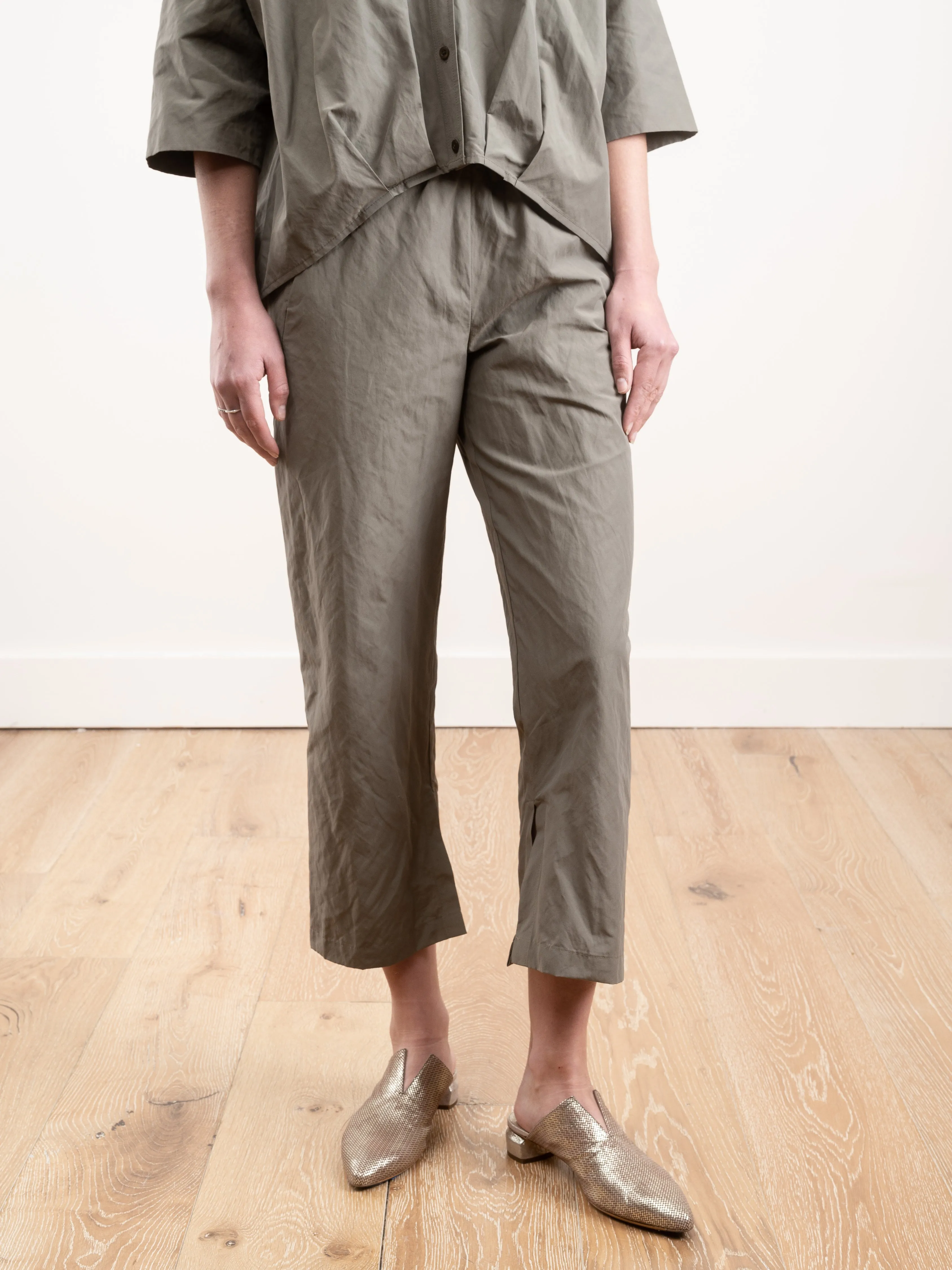 split hem capri - olive