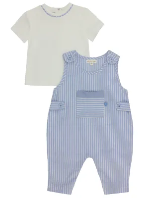 Star and Stripe 2 Piece Dungarees and T Set