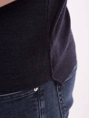 Stitch Note Knit Henley Shirt