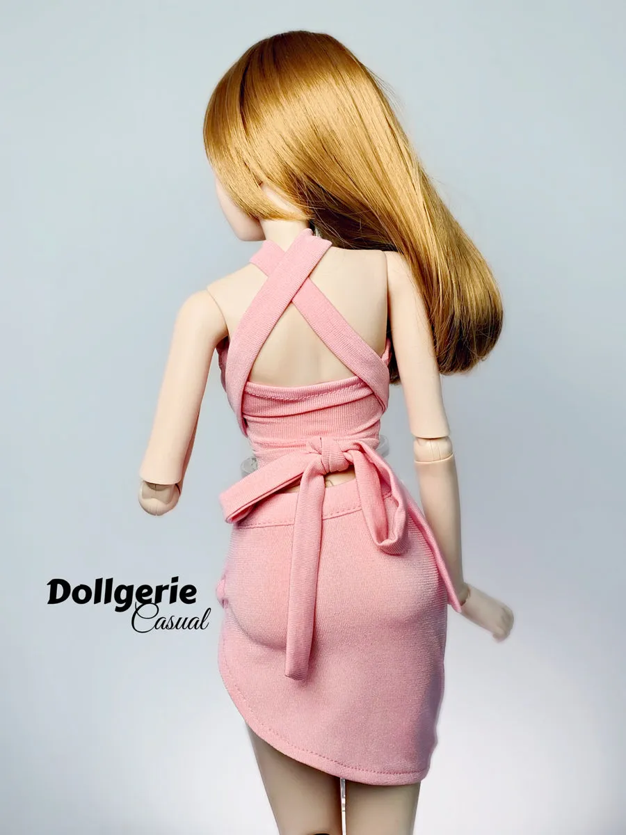 Strap Around Pink Pencil Skirt for SmartDoll / DD